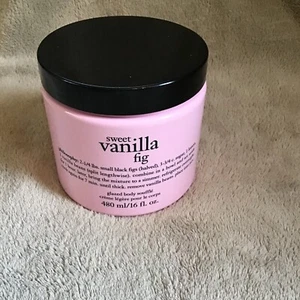 Philosophy Sweet Vanilla Fig Glazed Body Souffle NEW SEALED 16 fl oz tub - Picture 1 of 3