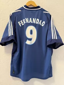 Fernandão #9 Jersey Olympique de Marseille Football Shirt Adidas XL Trikot 2001 - Bild 1 von 7