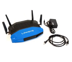 Linksys WRT3200ACM Dual-Band Wireless-AC3200 Router w/ Antennas and adapter - Bild 1 von 7