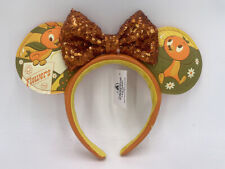 Edition 2023 Disney Sequins Bow Headband Orange Bird Vibes Minnie Ears Epcot