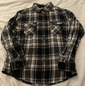 Black, White And Gray Flannel Size Xxl (18) - Picture 1 of 7