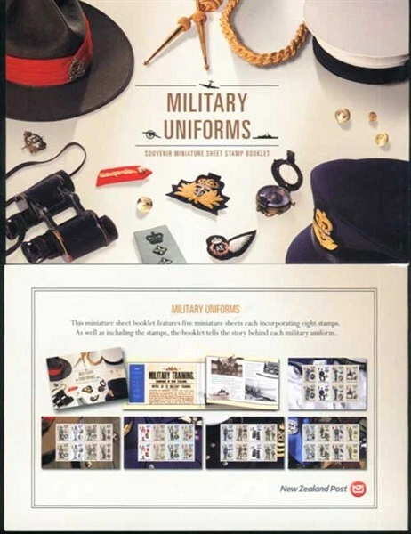 NEW ZEALAND PRESTIGE BOOKLET 2003 MILITARY UNIFORMS MINT (ID:BLB10) - Imagem 1 de 1