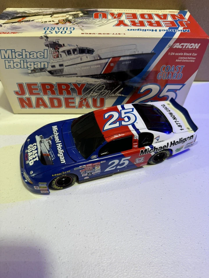 Jerry Nadeau #25 武装部队海岸警卫队 2000 1/24 BWB Nascar 压铸 — 第 1/4 张图片