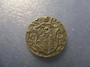 PAPALES PONTIFICIO BOLONIA BENEDICTO XIII PONDERAL COIN WEIGHT "ZECCHINO ROMANO" - Picture 1 of 2