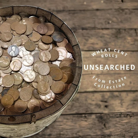 Unsearched Wheat & Indian Penny Rolls (50 Cents) 1909-1958 P-D-S *READ* Cover