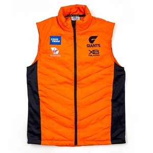 Chaleco cálido AFL Giants On Field Team Gear para hombre talla pequeña - Imagen 1 de 8