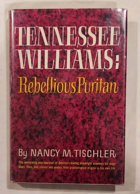 Tennessee Williams: Rebellious Puritan By Nancy Tischler 1961 Foto 1 de 4