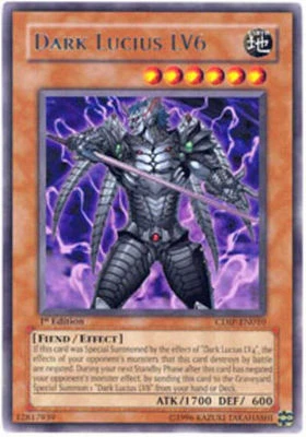 CDIP EN010 1ST EDITION 1X DARK LUCIUS LV6 RARE CARD - Image 1 of 2