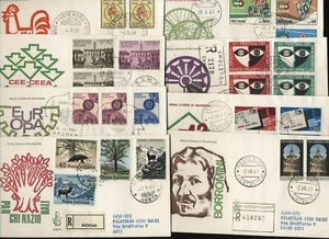Repubblica 1966/7 8 FDC Venetia viaggiate N1371 - Bild 1 von 1