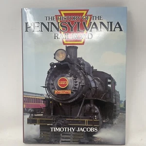 The History Of Pennsylvania Railroad by Jacobs 1988 Photos 13x10" Train Book - Picture 1 of 9