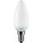 Philips 60W 230V SES E14 Dimmable 35mm Opal Candle Light Bulb