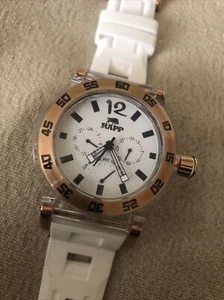 Very Strong & Beautiful RAPP Pink Naples Men Watch Stainless Steel New Japan - Picture 1 of 12