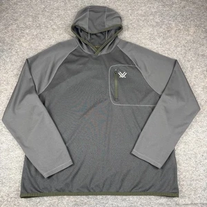 Vortex Weekend Rucker Hooded Long Sleeve Shirt Gray Mens XL - Picture 1 of 11