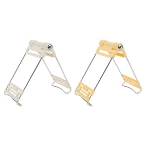 Hot Plate Gripper Stainless Steel Bowl Clip Heat Resistant Adjustable Hot Dish - Picture 1 of 28