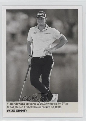 2024 Upper Deck Portfolio Wire Photos Viktor Hovland #146 Rookie RC - Image 1 of 2