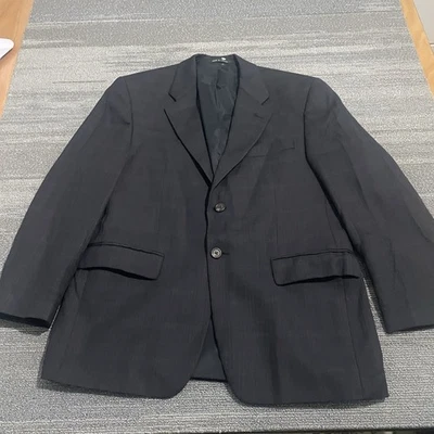 Blazer Lauren Ralph Lauren Masculino 38S Cinza Lã Espinha de Arenque Casaco Esportivo Terno Macys - Imagem 1 de 4