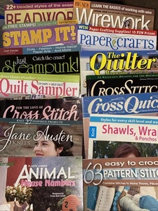 Craft Magazines Assorted Themes - You Choose One - Quilt, Bead, Cross Stitch - Picture 1 of 15