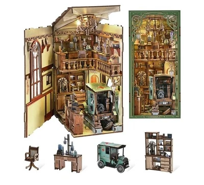 MiniCity Book Nook - Kit di costruzione 3D in miniatura(The Radium Lady). - Immagine 1 di 4