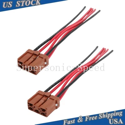 Juego de 2 enchufes conector faros tipo R 1,8 L para Acura Integra 1994-2001 EE. UU. Foto 1 de 4