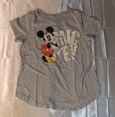 Camiseta Disney Mickey Mouse Talla Niñas L; Gris Foto 1 de 4