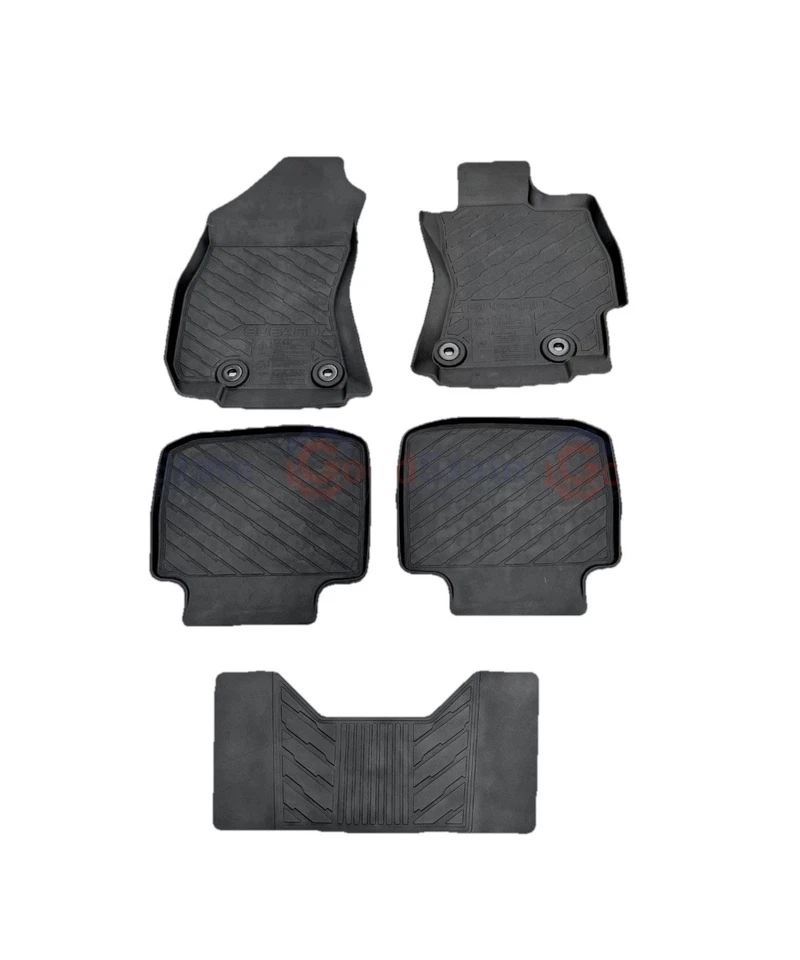 Genuine Subaru Outback - Liberty And Legacy Rubber Floor Mats Set Of 5 2015-2021 - image 1 of 4
