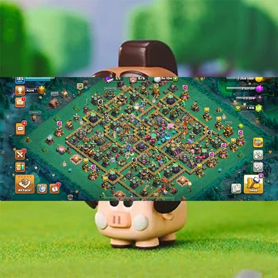 Clash Of Clans TH14 100% MAX K80 Q80 MP55 GW55 RC30  GIMME OFFERS!!!! - Image 1 of 4