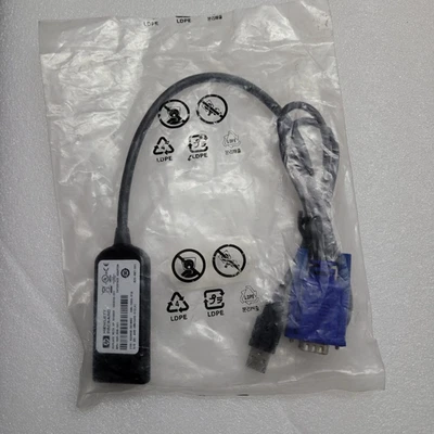 HP AF623A 580648-001 Virtual Media USB VGA KVM Switch Module Cable - Image 1 of 4