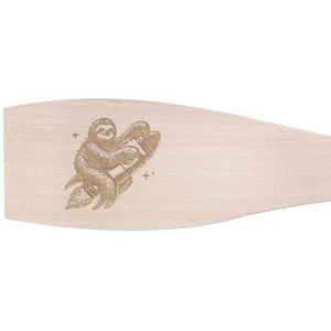 Large 'Rocket Sloth' Wooden Cooking Spatula (SA00025074) - Bild 1 von 2