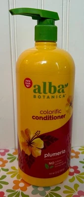 ACONDICIONADOR ALBA BOTANICA COLORIFIC PLUMERIA 32 OZ Foto 1 de 2