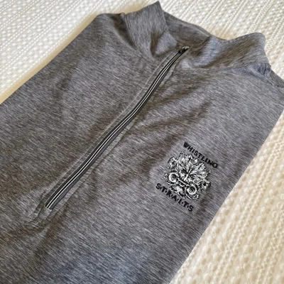 Camisa de campo recta gris con cremallera de 1/4 cuarto talla L para hombre Foto 1 de 4