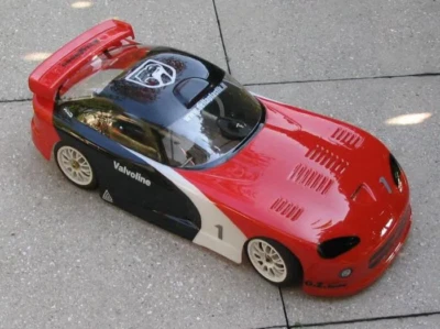 0049 - Carrozzeria Body RC scala 1/10 VIPER - touring + ALETTONE  - Immagine 1 di 4