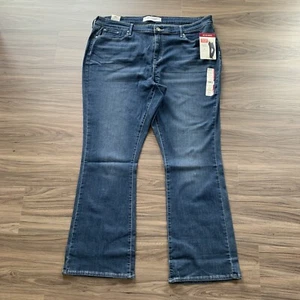 New! Signature Levi Strauss Mid Rise Bootcut Jeans Size 22M/ W36 L32 - Picture 1 of 9