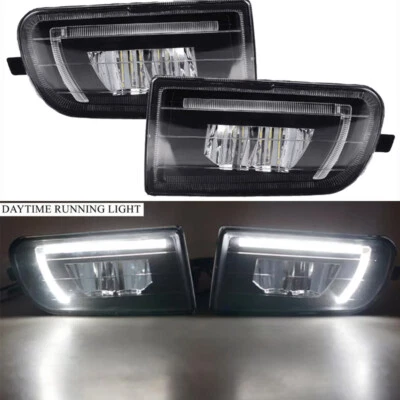 2Pcs Fits For toyota Corolla AE100 AE101 1993-1999 Led Fog Lights black Assembly Foto 1 de 4