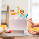 Toppers à gâteau pour animaux sauvages pour fête d'anniversaire dans la jungle - lot de 5 pièces