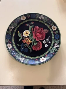 Vera Bradley-Andrea by Sadek Collaboration Large Porcelain Decorative Plate 10” - Picture 1 of 9