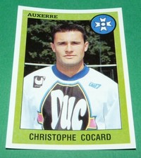 N°22 CHRISTOPHE COCARD AJ AUXERRE AJA PANINI FOOT 94 FOOTBALL 1993-1994