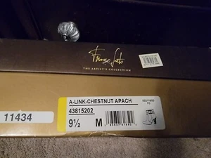 Womens Franco Sarto A-Link Chestnut Apach Leather with box Sz 9.5 - Picture 1 of 10