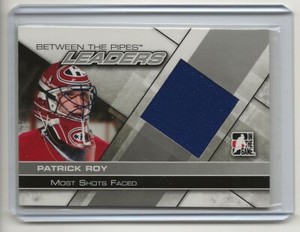 2010 2010-11 Between The Pipes Leaders Jerseys Silver #L06 Patrick Roy 1 of 39