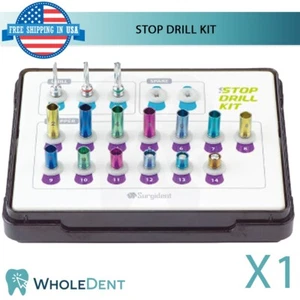 Kit de tope de taladros de cilindro Surgident herramienta dental instrumento - Imagen 1 de 6