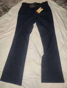 NWT St. Johns Bay Boot Cut Jeans Women's Size 8 Relaxed Through Hip & Thigh - Picture 1 of 6