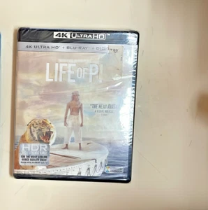 Life of Pi (4K Ultra HD / Blu-Ray, 2015, 2-Disc) 2012 Adventure (Brand New) - Picture 1 of 2