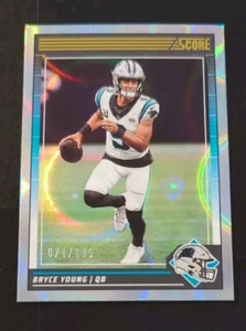 ๐2024 Score Bryce Young football circular parallel card 37 NM /135 Panthers QB - Picture 1 of 3