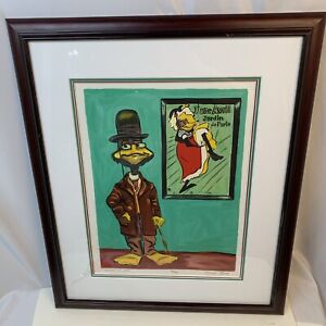 “Toulouse le Duck” Framed Lithograph Limited Of 350 Signed By Chuck Jones