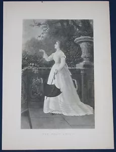 Grabado de acero The Fond Adieu - Illman Brothers c.1888 - Imagen 1 de 1