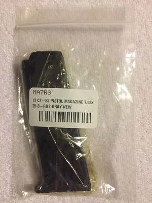 Nueva pistola militar excedente checa CZ52 7,62x25 cargador de 8 rondas MA763 Foto 1 de 2