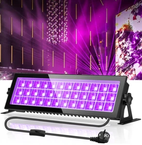 100W Schwarzlicht Röhre UV Bar Schwarzlichtlampe EU Stecker Bühnen Partylicht DE - Bild 1 von 12