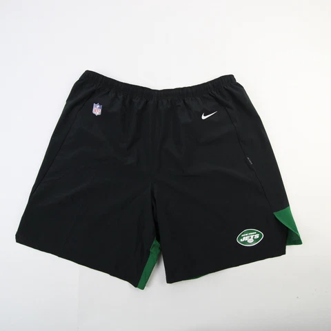 New York Jets Nike NFL On Field Apparel Dri-Fit Practice Shorts Men's Used Cover