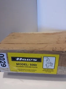 Haws 5060 polierter Chrom Trinksprudler selbstschließender Kreuzgriff - Bild 1 von 8