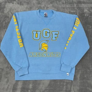 Vintage Russell Athletic Sweatshirt Mens Medium Blue UGF Argonauts 90s Florida - Picture 1 of 12