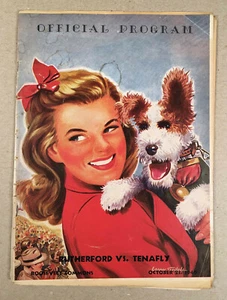 Rutherford Tenafly NJ: 1948 High School FOOTBALL PROGRAM ROOSEVELT COMMONS - Picture 1 of 8